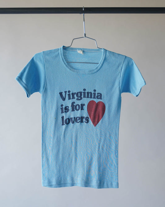 70's Virginia is for Lovers Ringer Tee - XXS