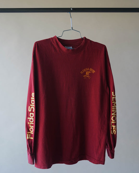 80's Florida State Longsleeve Tee - Large