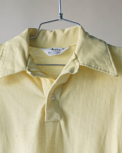 70's Yellow Polo Shirt - Small